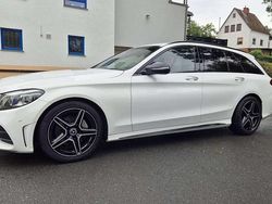 Weiß Gebraucht 2020 Mercedes C220 AMG line Kombi | 32.000 € (Teuer)