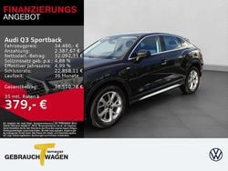 Mythosschwarz metallic Gebraucht 2023 Audi Q3 S-Line SUV | 34.480 € (Guter Preis)