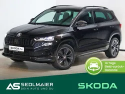 Schwarzmagic perleffekt Gebraucht 2024 Skoda Karoq SportLine SUV | 35.900 € (Etwas zu teuer)