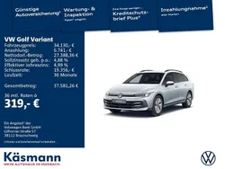 Silber Gebraucht 2025 VW Golf VIII Style Kombi | 34.130 € (Teuer)