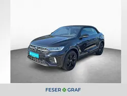 Deep black perleffekt schwarz Gebraucht 2024 VW T-Roc Cabriolet R-line Cabrio | 32.690 € (Guter Preis)