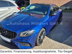 Brillantblaumetallic Gebraucht 2019 Mercedes E220 AMG line Coupé | 32.950 € (Guter Preis)