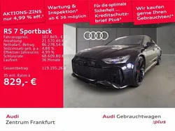 Sebringschwarz kristalleffekt Gebraucht 2022 Audi RS7 Sportback Ambiente Kleinwagen | 107.849 € (Fairer Preis)