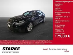 Brillantschwarz Gebraucht 2024 Audi A3 Advanced Plus | 24.550 € (Superpreis)