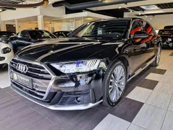 Mythosschwarz metallic Gebraucht 2019 Audi A8L Sport Limousine | 53.850 € (Teuer)