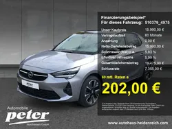 Quarz silber met./dach diamant schwarz met. Gebraucht 2022 Opel Corsa-e Ultimate Kleinwagen | 15.990 € (Guter Preis)