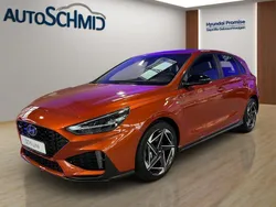 Jupiter orange / met Gebraucht 2024 Hyundai i30 N Line Limousine | 26.280 € (Guter Preis)