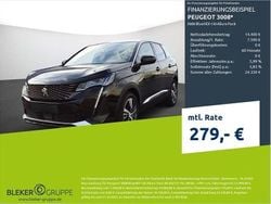 Schwarz Gebraucht 2022 Peugeot 3008 Allure Limousine | 20.680 € (Superpreis)