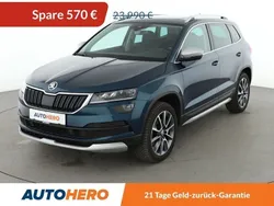 Lava blue Gebraucht 2019 Skoda Karoq Scout 4x4 SUV | 22.370 € (Fairer Preis)