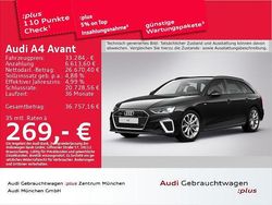 Mythosschwarz metallic Gebraucht 2022 Audi A4 S-Line Kombi | 33.284 € (Fairer Preis)