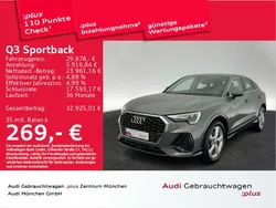 Chronosgrau metallic Gebraucht 2021 Audi Q3 SUV | 28.638 € (Superpreis)