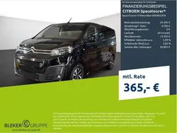 Schwarz Gebraucht 2022 Citroën Spacetourer Shine Van | 33.990 € (Guter Preis)