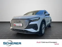 Gletscherweiß metallic (metallic) Gebraucht 2023 Audi Q4 e-tron Basis SUV | 28.490 € (Guter Preis)