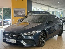 Denimblau (metallic) Gebraucht 2023 Mercedes CLA200 AMG line Kombi | 33.950 € (Fairer Preis)