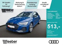 Blau Gebraucht 2024 Audi A3 Sportback S-Line Limousine | 41.930 € (Etwas zu teuer)