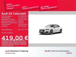 Ibisweiß Gebraucht 2021 Audi A5 Cabriolet Basis Cabrio | 36.992 € (Fairer Preis)