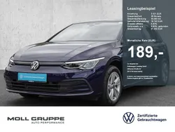 Atlantic blue metallic Gebraucht 2021 VW Golf VIII Life Limousine | 18.280 € (Guter Preis)