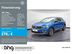 Ravennablau metallic Gebraucht 2021 VW T-Roc Sport SUV | 24.930 € (Guter Preis)