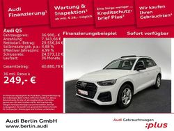 Gletscherweiß metallic Gebraucht 2021 Audi Q5 Advanced Plus SUV | 36.900 € (Guter Preis)