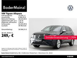 Deep black perleffekt (metallic) Gebraucht 2024 VW Tiguan Allspace Life SUV | 35.430 € (Superpreis)