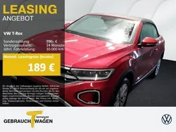 Rot Gebraucht 2024 VW T-Roc Cabriolet Style Cabrio | 24.990 € (Superpreis)