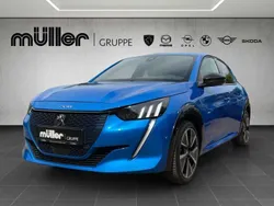 Blau Gebraucht 2021 Peugeot e-208 GT Kleinwagen | 17.490 € (Fairer Preis)