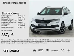 Moonweiß perleffekt Gebraucht 2022 Skoda Karoq SportLine SUV | 29.910 € (Guter Preis)