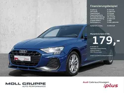 Blau Gebraucht 2024 Audi A3 S-Line Limousine | 33.850 € (Guter Preis)