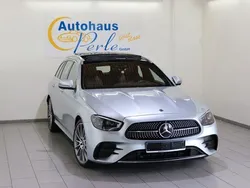 Silber Gebraucht 2021 Mercedes E400 AMG line Limousine | 46.790 € (Etwas zu teuer)