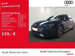 Ascariblau metallic Gebraucht 2024 Audi S3 Ambiente Limousine | 48.320 € (Etwas zu teuer)