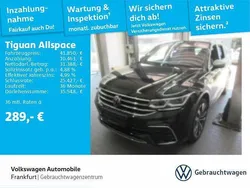Deep black perleffekt Gebraucht 2022 VW Tiguan Allspace R-line SUV | 41.850 € (Etwas zu teuer)