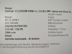 Schwarz Gebraucht 2010 Nissan Qashqai +2 Tekna SUV | 4.999 € (Superpreis)