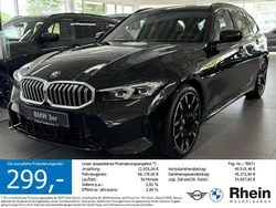 Saphirschwarz metallic Neu 2025 BMW 320 M Sport Kombi | 53.200 € (Guter Preis)