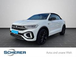 Pure white / schwarz Gebraucht 2023 VW T-Roc Cabriolet R-line Cabrio | 31.750 € (Fairer Preis)