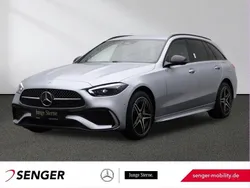 Silber Gebraucht 2024 Mercedes C300e AMG Limousine | 47.900 € (Fairer Preis)