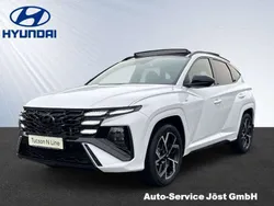 Sol (weiss Gebraucht 2025 Hyundai Tucson N Line SUV | 39.250 € (Etwas zu teuer)