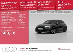 Mythosschwarz metallic Gebraucht 2023 Audi S3 Ambiente Limousine | 39.941 € (Guter Preis)