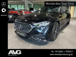 Lack obsidianschwarz Gebraucht 2024 Mercedes E220 AMG Limousine | 56.990 € (Teuer)
