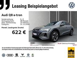 Chronosgrau metallic Gebraucht 2024 Audi Q8 Sportback e-tron Advanced SUV | 49.939 € (Fairer Preis)