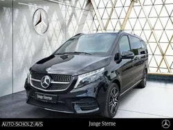 Obsidianschwarz metallic Gebraucht 2024 Mercedes V300 AMG Van / Kleinbus | 66.374 € (Guter Preis)