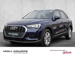 Navarrablau (metallic) Gebraucht 2024 Audi Q3 Basis SUV | 33.480 € (Superpreis)