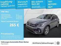 Indiumgrau metallic Gebraucht 2024 VW T-Roc R-line SUV | 30.992 € (Fairer Preis)