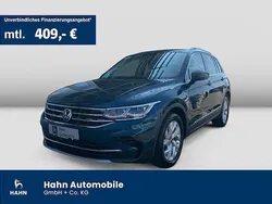 Nightshade blue metallic Gebraucht 2021 VW Tiguan Elegance SUV | 29.930 € (Guter Preis)