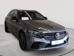 Selenitgrau metallic Gebraucht 2021 Mercedes C300e AMG line Kombi | 28.390 € (Guter Preis)