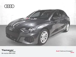 Grau Gebraucht 2024 Audi A3 Sportback S-Line Limousine | 34.140 € (Etwas zu teuer)