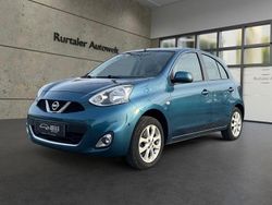 Blau Gebraucht 2015 Nissan Micra Visia Limousine | 7.299 € (Etwas zu teuer)