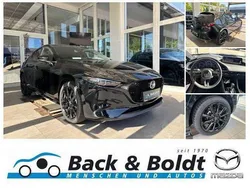 Jet black Neu 2025 Mazda 3 Exclusive-Line Limousine | 32.950 € (Fairer Preis)