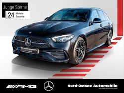 Obsidianschwarz metallic Gebraucht 2025 Mercedes C220 AMG Kombi | 42.490 € (Etwas zu teuer)