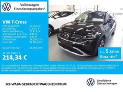 Deep black perleffekt Gebraucht 2025 VW T-Cross Goal SUV | 23.790 € (Superpreis)