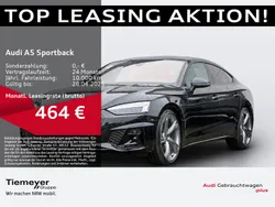 Mythosschwarz metallic Gebraucht 2023 Audi A5 Sportback Business Limousine | 42.640 € (Etwas zu teuer)
